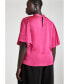 Фото #3 товара Блузка шелковая ELOQUII с флаттер-рукавами - 16, темно-фуксия