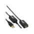 Фото #1 товара Kindermann USB Aktiv-Verlängerung. A-St/A-Bu 15 m - Cable - Digital