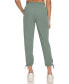 Фото #2 товара Women's Pull On Sueded Pique Pants with Side Ties