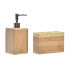 Bath Set DKD Home Decor Natural Bamboo 13 x 5 x 9 cm