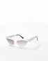 Jeepers Peepers cat eye sunglasses in transparent