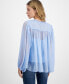 ფოტო #1 პროდუქტის Women's Nikko Pintucked Blouse