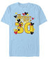 ფოტო #1 პროდუქტის Men's Mickey Birthday 30 Short Sleeve Crew T-shirt