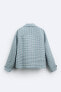 CHECKED JACQUARD JACKET