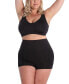 Фото #3 товара Plus Size High-Waisted Seamless Shaping Boy Shorts