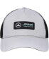 Фото #3 товара Men's Silver Mercedes-AMG Petronas F1 Team Trucker Adjustable Hat