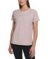 Women's Cotton Embellished-Logo T-Shirt