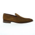 Фото #1 товара Bruno Magli Ivan BM3IVNB1 Mens Brown Suede Loafers & Slip Ons Casual Shoes 8