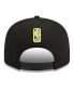 Men's Black New York Knicks Neon Pop 9FIFTY Snapback Hat