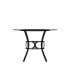 Фото #8 товара 42" Round Glass Dining Table With Metal Frame