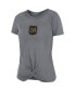 ფოტო #3 პროდუქტის Women's Gray LAFC Front Twist T-shirt