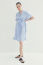 MAMA Linen-blend Tunic Dress