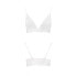 Elastisches Top mit Spitze TOP PS001 white - Passion L (46)