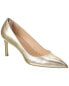 Фото #1 товара Stuart Weitzman Leigh 75 Leather Pump Women's Gold 7