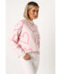 ფოტო #5 პროდუქტის Women's Gracelynn Heart Knit Sweater