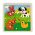 Фото #4 товара Пазл-рамка для малышей Janod Tactile My First Animals Puzzle.