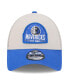 Фото #3 товара Men's Khaki/Blue Dallas Mavericks Throwback Patch Trucker 9FORTY Adjustable Hat