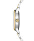 ფოტო #2 პროდუქტის Women's Essential Two-Tone Stainless Steel Bracelet Watch 30mm