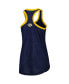 Women's Navy Nashville Predators First Base Racerback Scoop Neck Tank Top M - фото #4