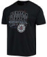 Фото #2 товара Men's Black LA Clippers Playground T-shirt