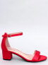 Босоножки на низком каблуке CLARENCE RED