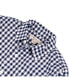 ფოტო #2 პროდუქტის Boys Organic Long Sleeve Stretch Poplin Roll-Up Button Down Shirt, Infant