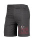 Фото #2 товара Men's Charcoal, Red Atlanta Falcons Meter T-shirt and Shorts Sleep Set