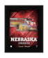 Nebraska Huskers 10.5" x 13" 2018 Sublimated State Plaque