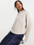 ASOS DESIGN super soft oversized jumper with pocket detail in warm cream