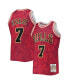 Men's Toni Kukoc Red Chicago Bulls Hardwood Classics 1997-98 Lunar New Year Swingman Jersey Красный, Small - фото #2