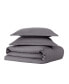 Фото #4 товара Solid Cotton Percale Twin XL 2-Pc. Duvet Set