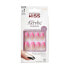 Adhesive nails Salon Acrylic French Color - Squared 28 pcs