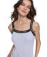 ფოტო #4 პროდუქტის Women's Logo-Strap Ribbed Tank Top