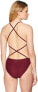 Фото #2 товара Vince Camuto 171334 Womens Lace Strappy Back One Piece Swimsuit Fig Size 6