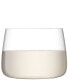 Metropolitan Stemless Wine Glasses, Set of 4