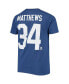 Big Boys Auston Matthews Blue Toronto Maple Leafs Player Name and Number T-shirt