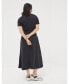 Фото #2 товара Women's Navi Midi Jersey Dress