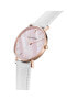 Paul Valentine Damen Armbanduhr ROSE GOLD PINK SEASHELL WHITE 36 MM PV36616