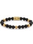 Фото #1 товара Rebel & Rose Bracelet Matt Black Madonna RR-8DV05-G-M mens