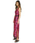 ფოტო #13 პროდუქტის Women's Belted Floral-Print Maxi Dress