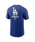 Фото #3 товара Men's Royal Los Angeles Dodgers Large Logo Back Stack T-Shirt