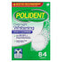 Фото #1 товара Polident, Антибактериальное средство для очищения зубных протезов, ежедневное отбеливающее средство, тройная мята, 84 таблетки