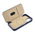 Skórzane etui iPhone 14 z klapką magnetyczne MagSafe CE Premium Leather granatowy