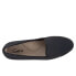 Фото #8 товара Trotters Monarch T1713-101 Womens Black Canvas Slip On Loafer Flats Shoes