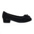 Фото #2 товара David Tate Quick Womens Black Suede Slip On Ballet Flats Shoes