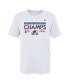 Preschool White Colorado Avalanche 2022 Western Conference Champions Locker Room T-shirt