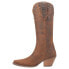 Фото #5 товара Dingo Talkin' Rodeo Studded Snip Toe Cowboy Womens Brown Casual Boots DI585-200