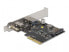 Фото #7 товара Delock 90011 - PCIe - USB 3.2 Gen 2 (3.1 Gen 2) - Low-profile - PCIe 4.0 - SATA 15-pin - 10 Gbit/s