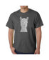 Фото #1 товара Men's Word Art - Alpaca T-Shirt