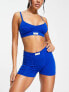 Фото #4 товара Tommy Jeans Essentials cotton blend unlined bralette in cobalt blue